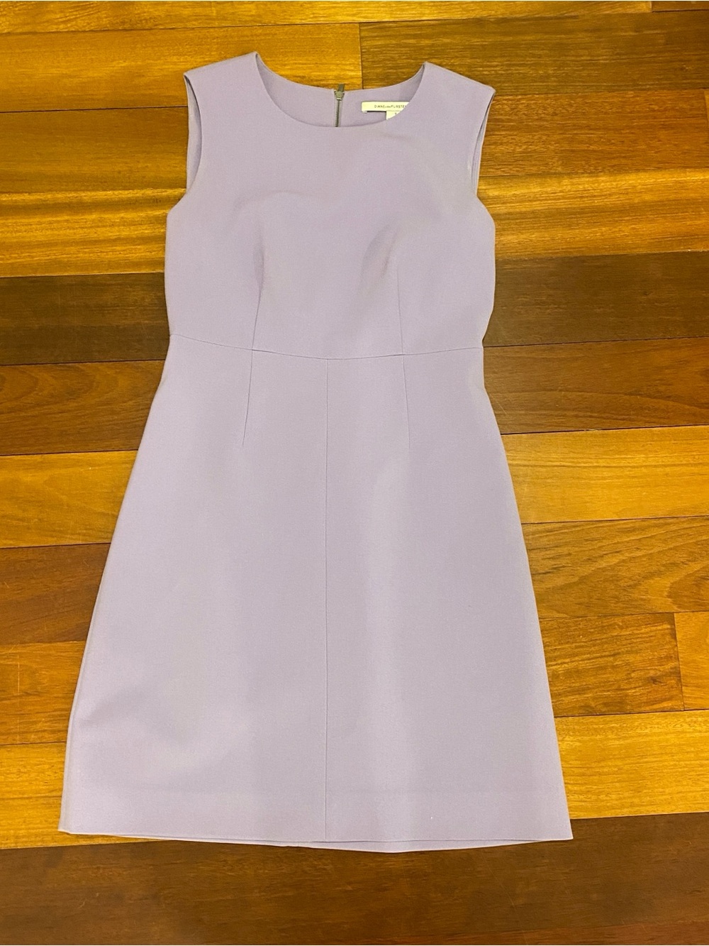 Diane Von Furstenberg Sleeveless Lilac Midi Dress